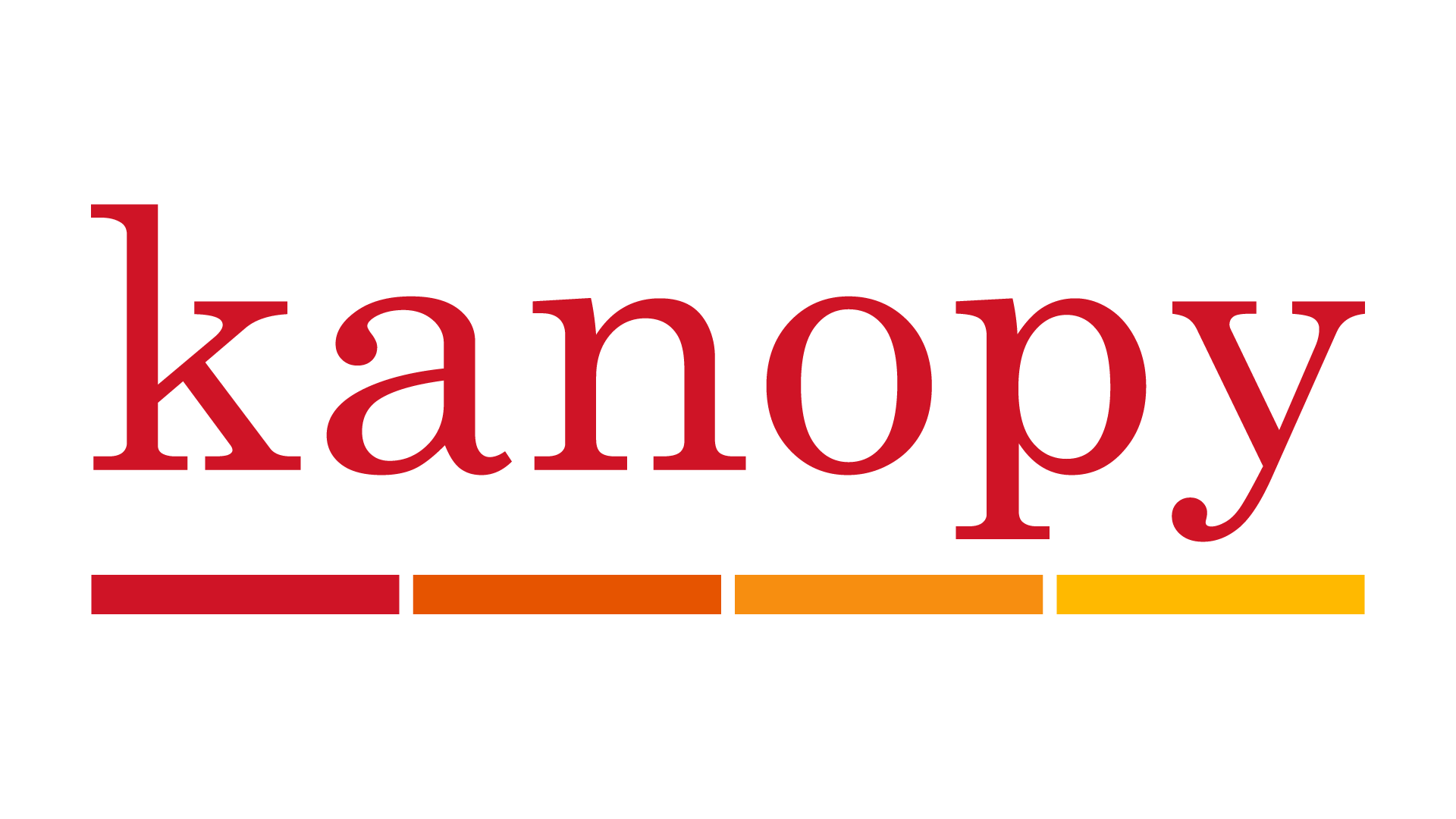 Kanopy underlined in red, orange and yellow