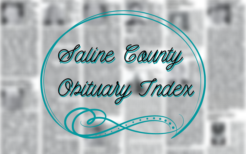 Saline County Obituary Index - Saline County Library