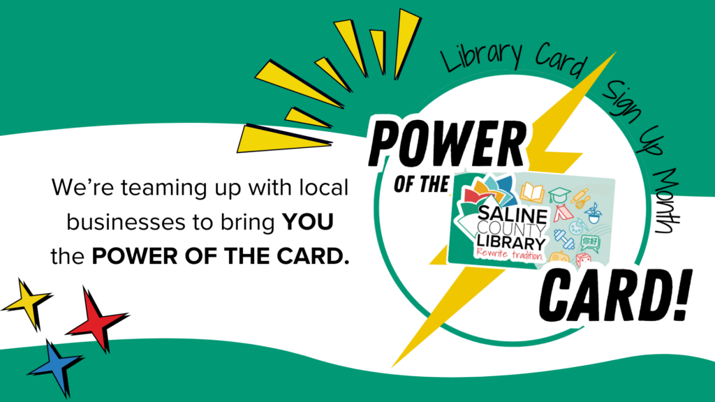 We're teaming up with local businesses to bring YOU the POWER OF THE CARD.